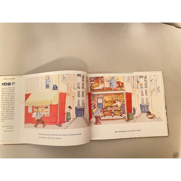 Vintage Henri Mouse Children's Book Art Storybook 1980s Whimsical Paris Vibes - Picture 3 of 6